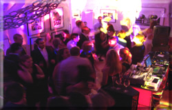 DJ Jason Dupuy providing the Disco for a Wedding in Soho