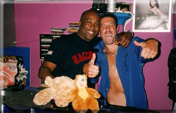 DJ Dale Bear with DJ "Ruff Cut" Lloyd.