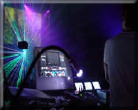 VJ Johnnie Smith with Lasers and Visuals, London