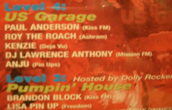 DJ Lawrence Anthony working with DJ Brandon Block, DJ Lisa Pin Up, DJ Paul Anderson and DJ Roy the Roach