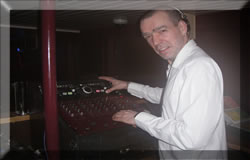 DJ Lawrence Anthony in the mix on The Tattershall Castle
