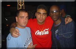 DJ Zachie with DJ Luck and MC Neat.