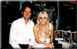 DJ Jason Dupuy performing with Pixie Lott