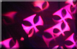 Twister 4 projected on a wall at a disco
