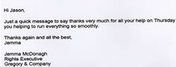 click to see full size DJ testimonial