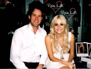 Pixie Lott with DJ Jason Dupuy performing at Promotional Event in Manchester