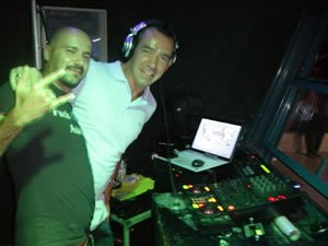 DJ Lawrence Anthony Mixing up a Dance Set in Turkey