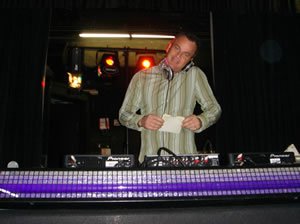 DJ Paul Doherty at a Wedding Disco in Central London