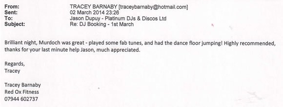 Birthday Party DJ and Disco Hire Bromley Kent - DJ Murdoch Wilson