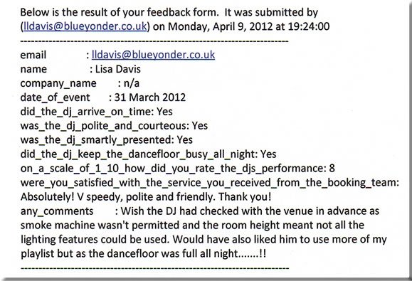 DJ Michael Davis, Wedding, London, 310312