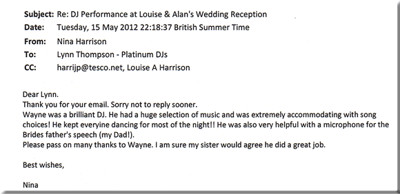 DJ Wayne Smooth, Wedding, London 120506