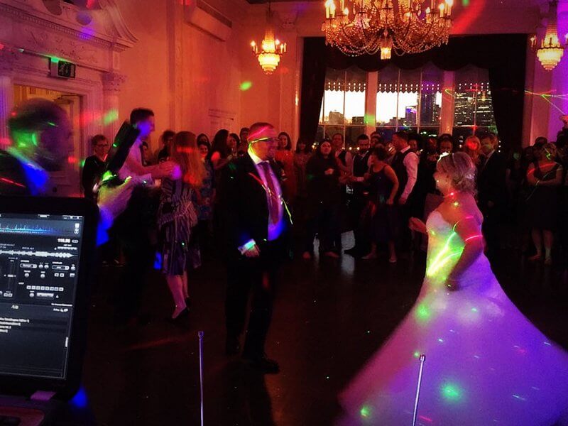 Performing for a Wedding in London with DJ Murdoch. 