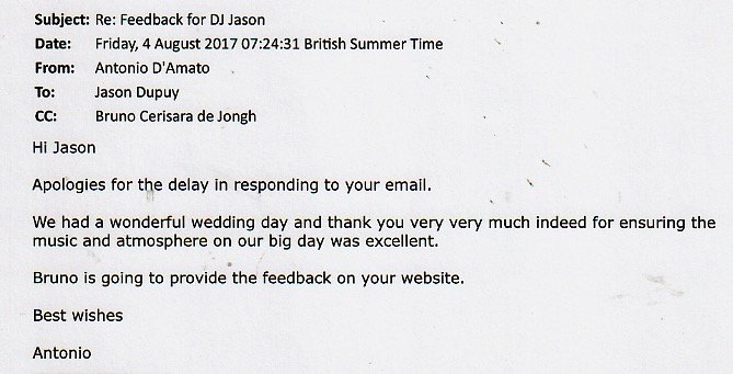 Best Wedding DJ Jason Dupuy performed at Trafalger Tavern. 