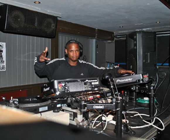 DJ Stripe performing at a Corporate Event in London playing Drum and Bass