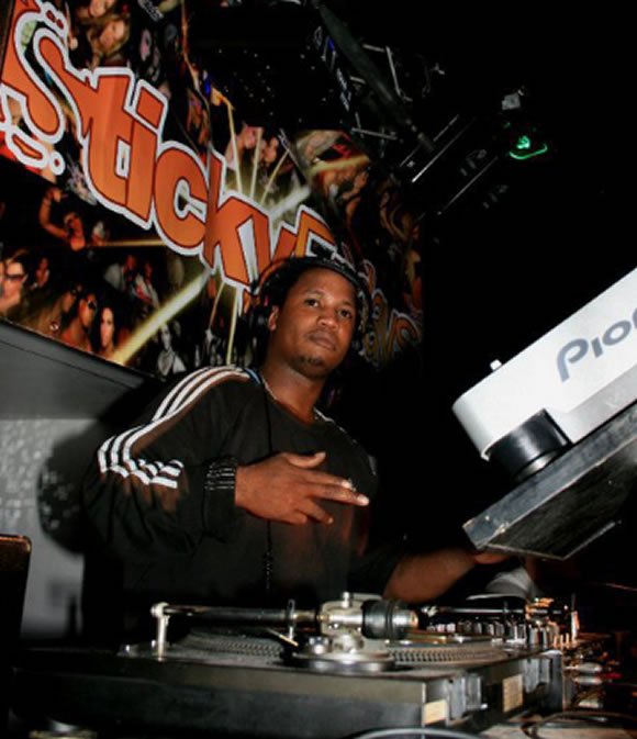 Garage DJ Jay Turner performing in London at a Club 