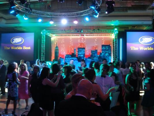 The annual Award Dinner for Boots with Corporate Event specialist Platinum DJs.