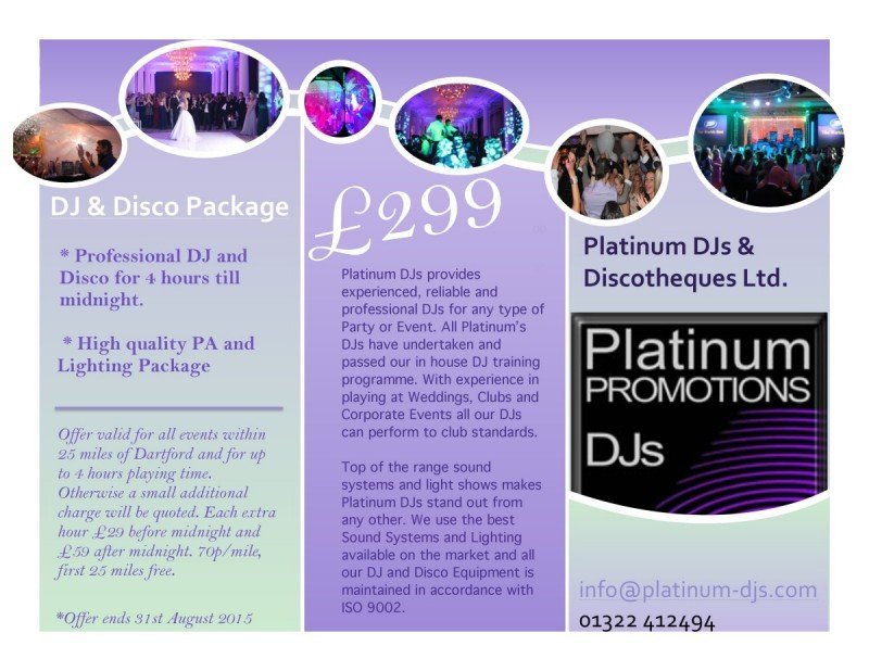 Professional Party DJ Disco offer for £299