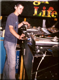 DJ Adam Rayner performing at Highlife Nightclub in Holland.