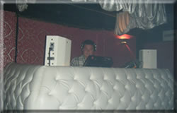 DJ Charlie Amestoy at THAT Club, Greenwich, London.