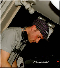 DJ Kit Leonard playing at Wedding
