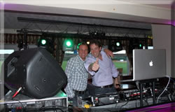 DJ Jason Dupuy and DJ Paul Finn at Phil Barton's 40th Birthday in Dartford.  Photo kindly donated by Nikki Barton