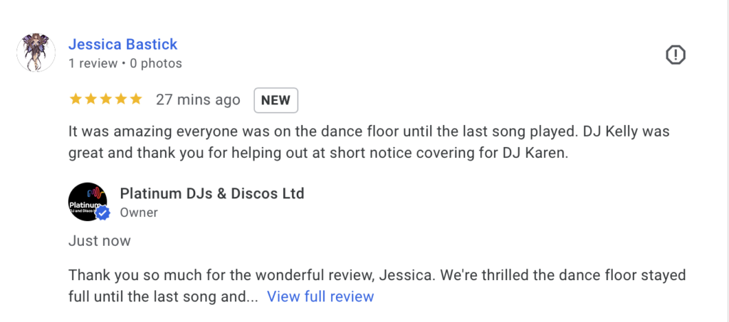 Female Wedding DJ in Kent - Review for DJ Kelly D at Longton Wood Wedding Venue, Maidstone.