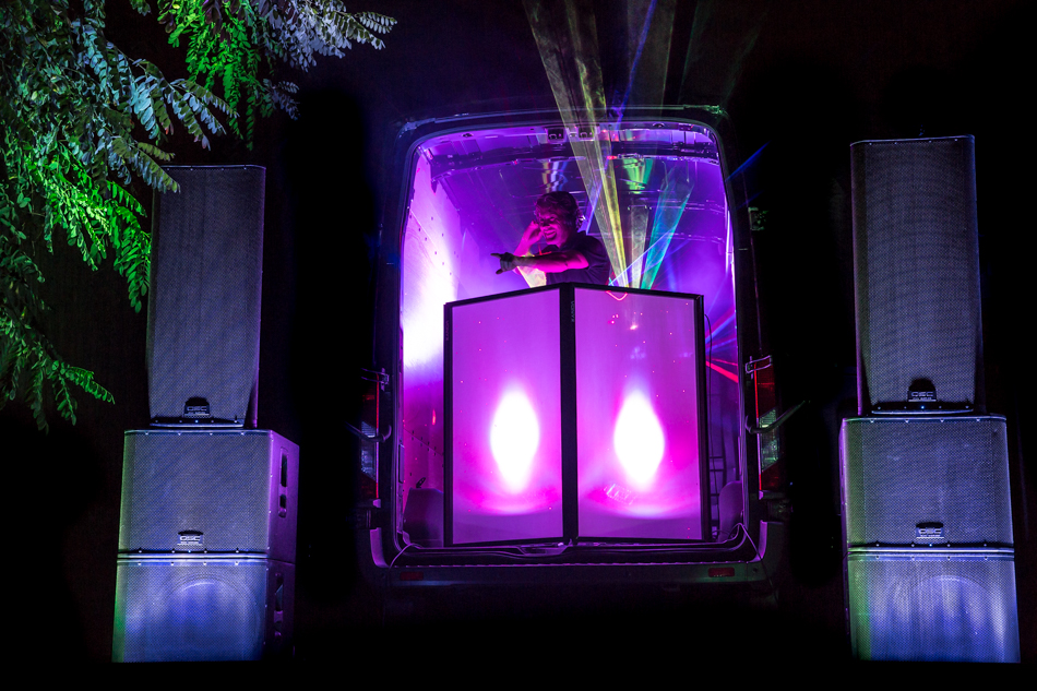 DJ Facade w LED Lights Hire